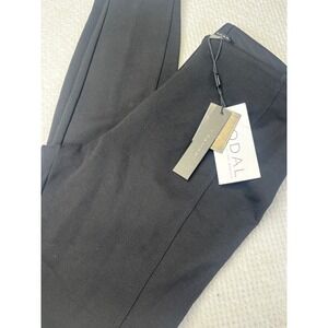 T Tahari Women Black Modal Tummy Control Stretch Pants Size M/M